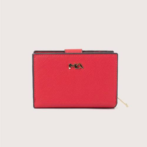 Billetera mediana para mujer, práctico y elegante diseño de tamaño compacto y a su vez los compartimientos necesarios.